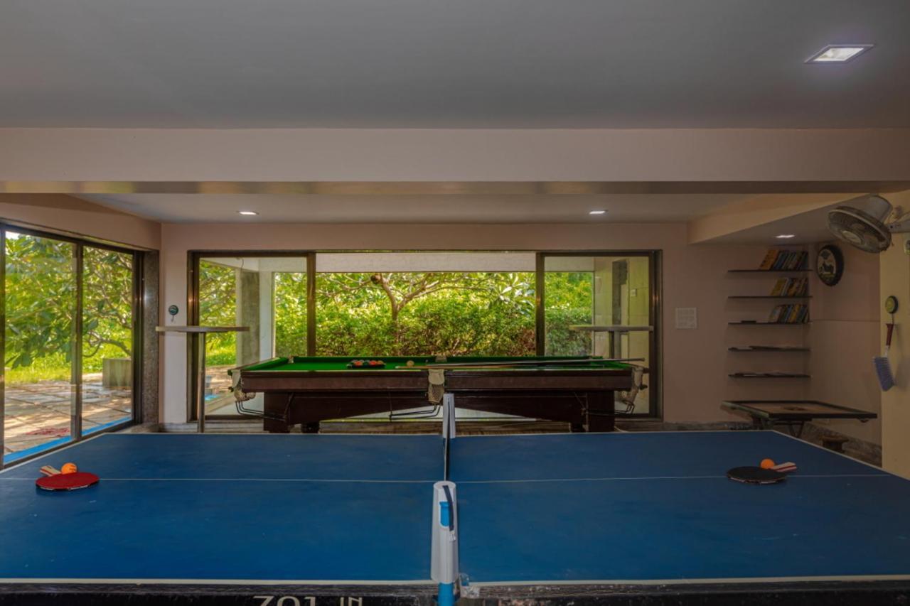 Saffronstays Aura, Alibaug - Luxury Pool Villa With A Game Room And Spacious Lawn Alībāg Zewnętrze zdjęcie