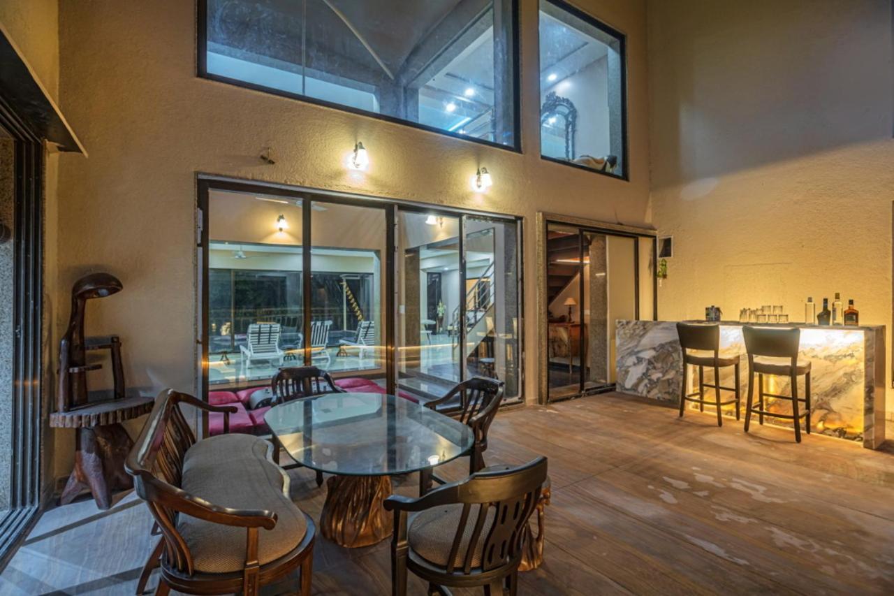 Saffronstays Aura, Alibaug - Luxury Pool Villa With A Game Room And Spacious Lawn Alībāg Zewnętrze zdjęcie